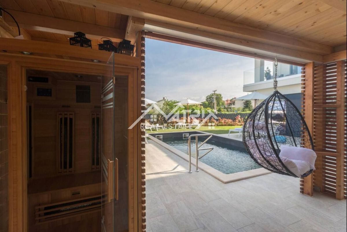 Poreč okolica, pritlični stan z bazenom in savno