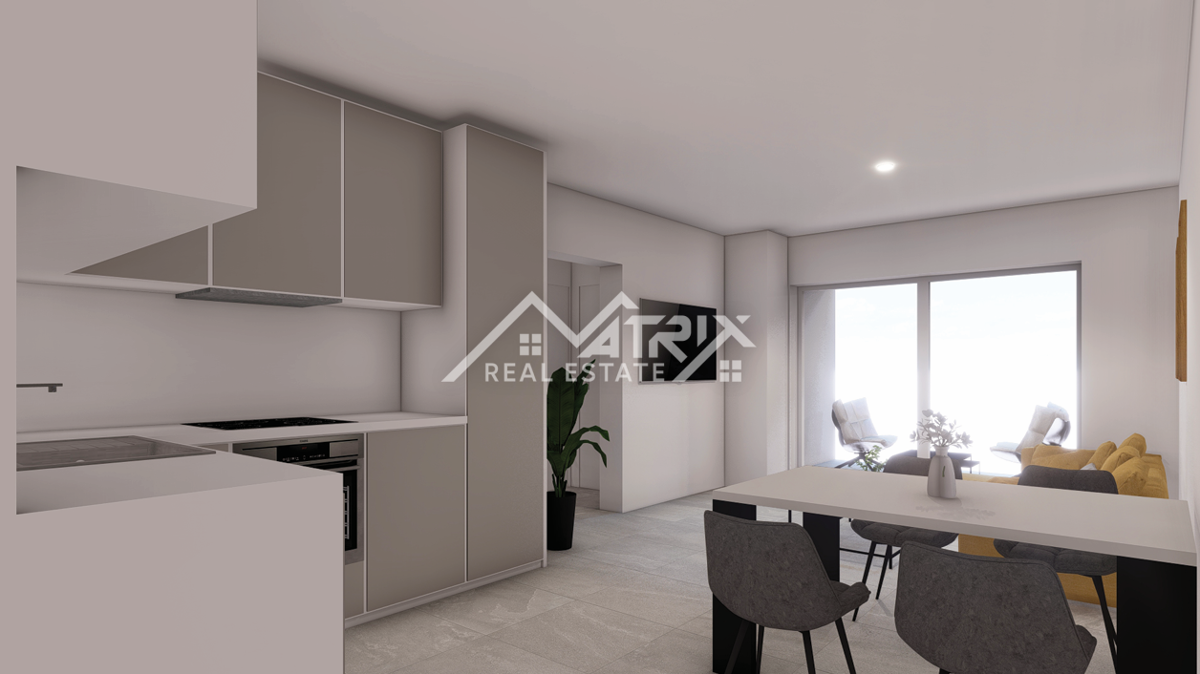 Peroj, stanovanje 2 spalnici, terasa in garaža, pogled morje