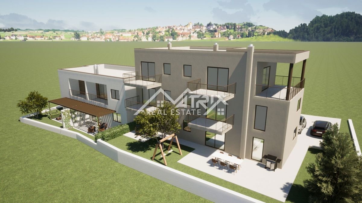 Okolica Poreča, moderno stanovanje le 3 km od morja