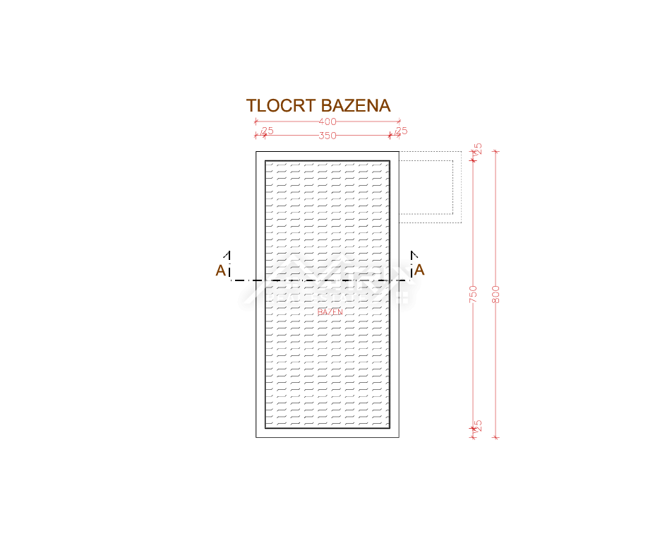 Pula, sodobna roh-bau hiša z bazenom in teraso