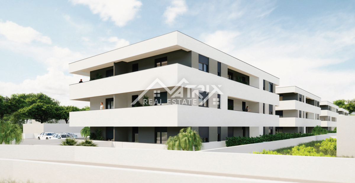 Območje Pule, stanovanje v novogradnji s teraso in parkirnim mestom