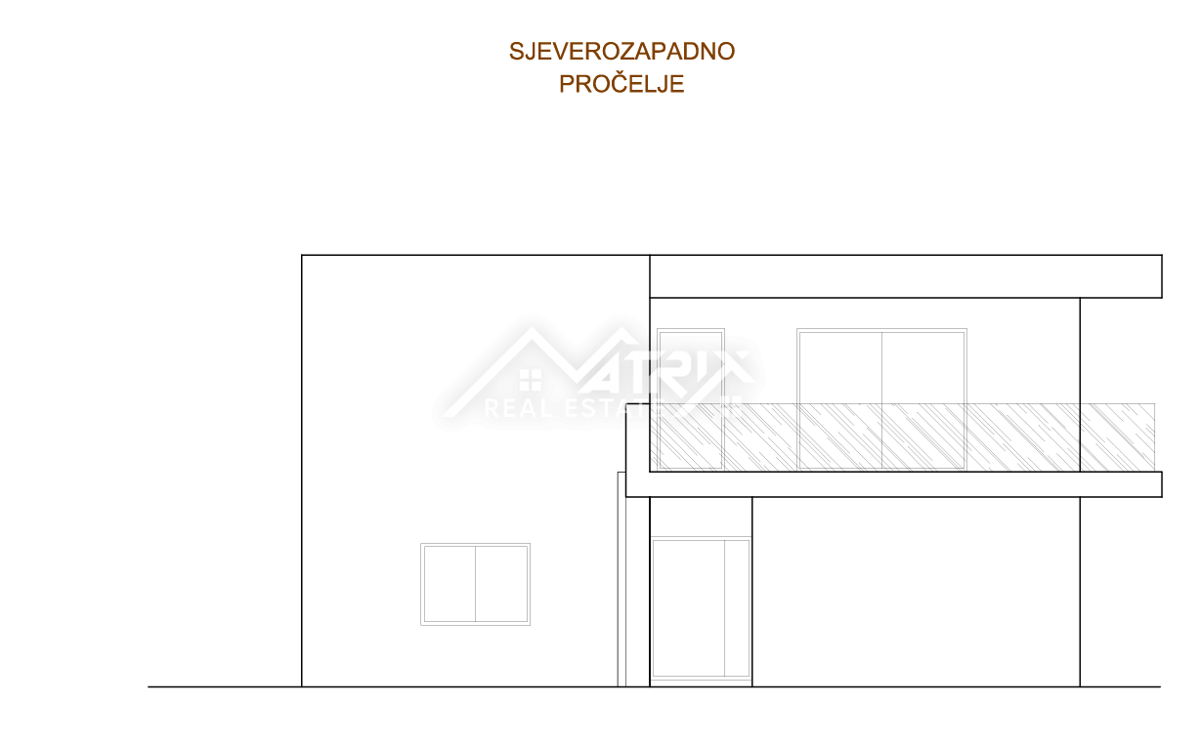 Pula, dvojna hiša z bazenom in prostorno teraso