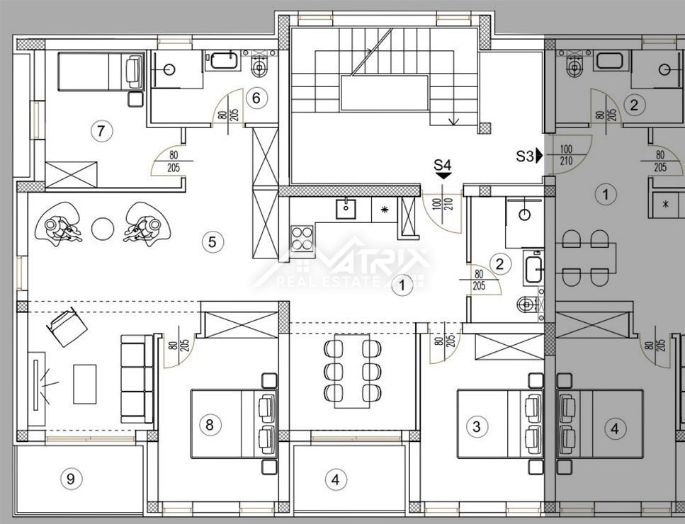 Pula, novo 3-sobno stanovanje! MOŽNOST NAKUPA NA KREDIT