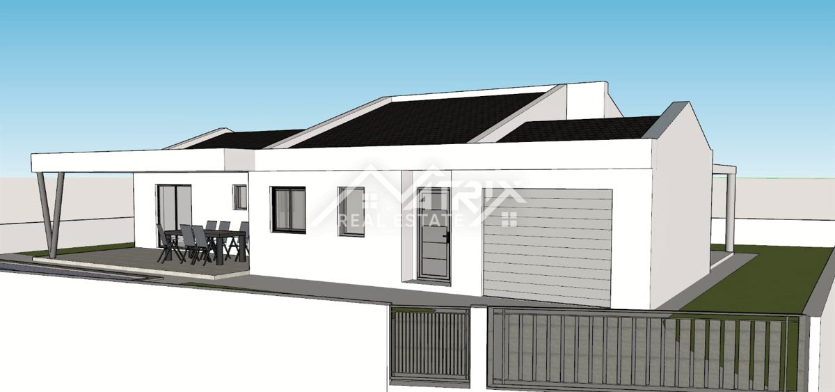 Fažana okolica, parcela z dovoljenjem in potencialom, 2 km od morja