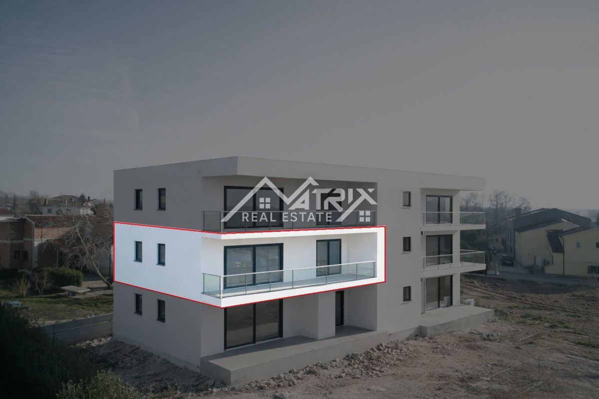 Poreč okolica stanovanje z 2 spalnicama in pogledom na morje