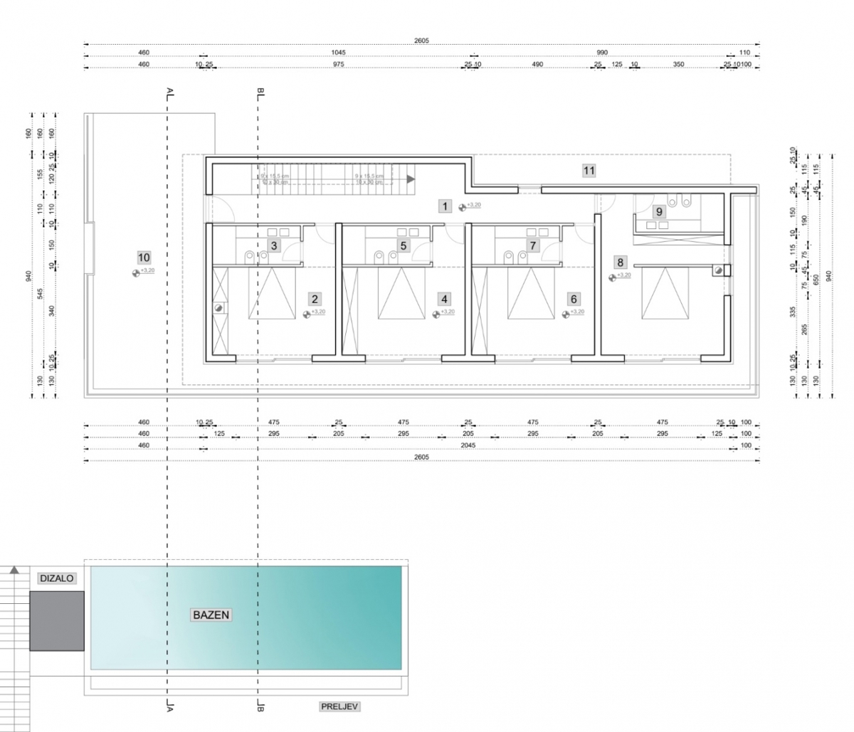 Hiša Poreč, 400m2