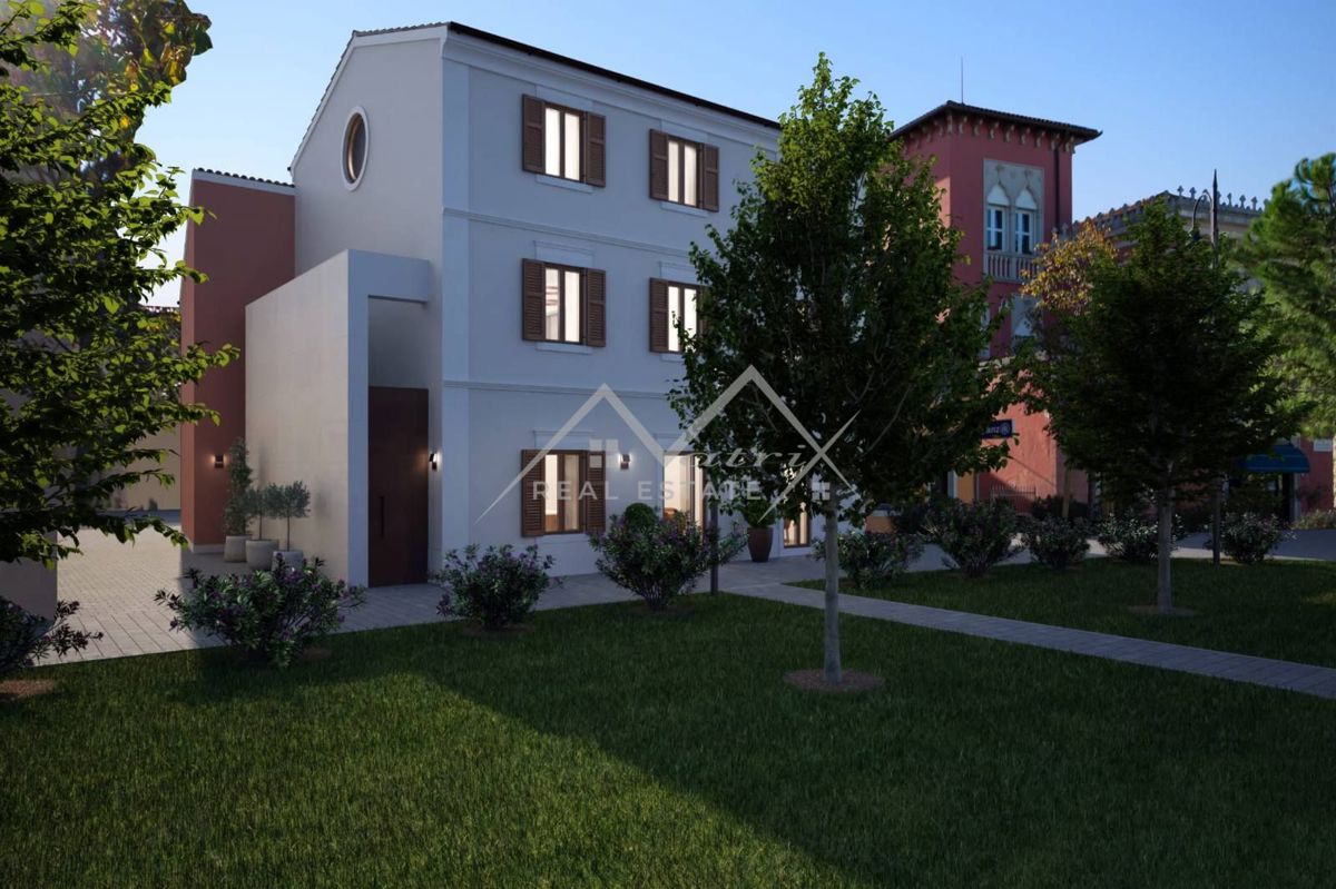 Novigrad center, stanovanje z dvema spalnicama in natkrito teraso
