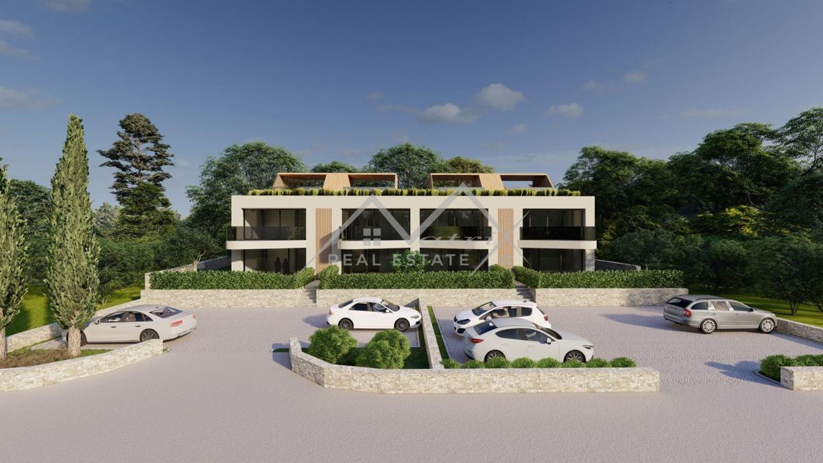 Poreč okolica, čudovit stan s strešno teraso