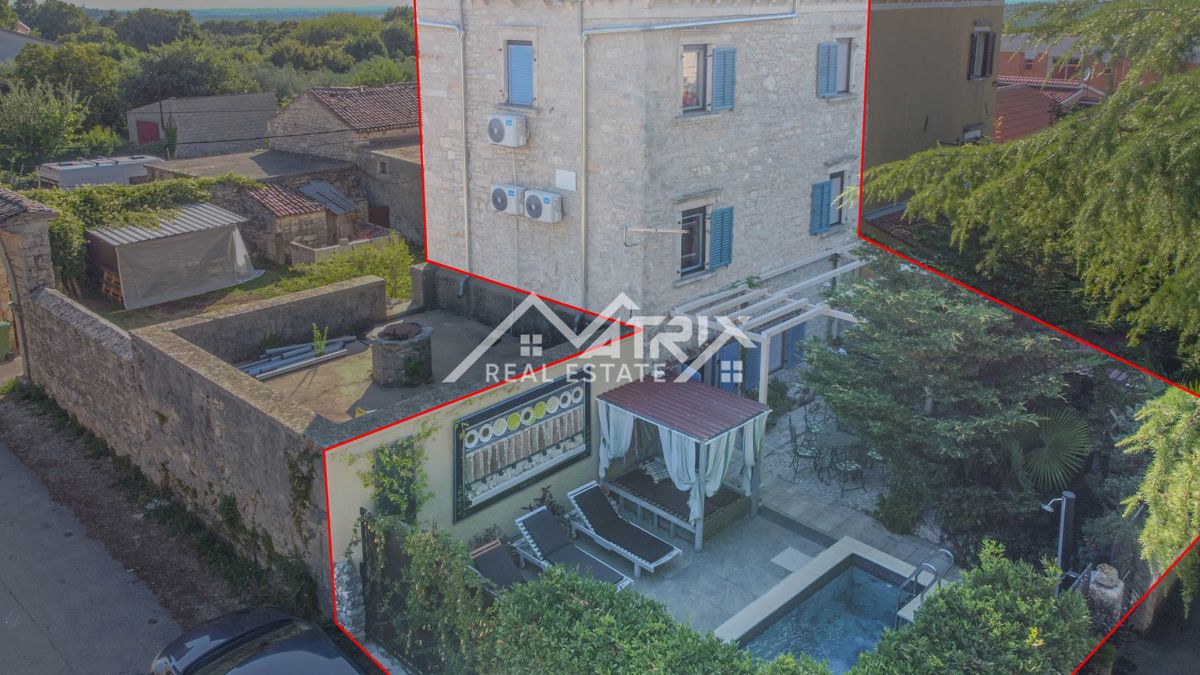 Krnica, avtentična prenovljena kamnita hiša z bazenom