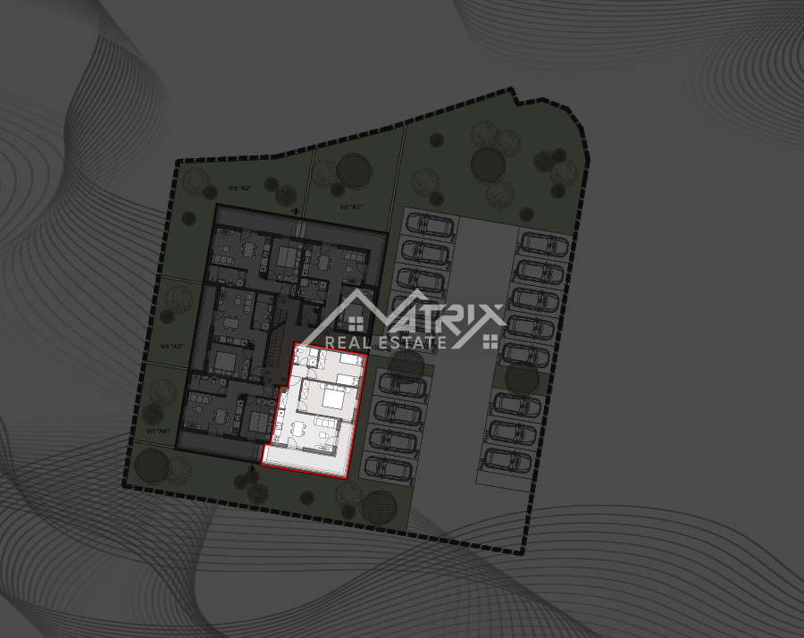 Pula okolica, pritlično stanovanje s teraso in 2 parkirnima mestoma