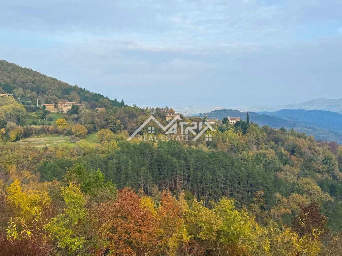 Motovunsko okolje, avtentičen kamniti kompleks na griču