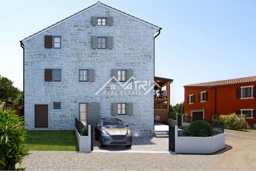 Buje okolica, kamnita hiša s projektom prenove