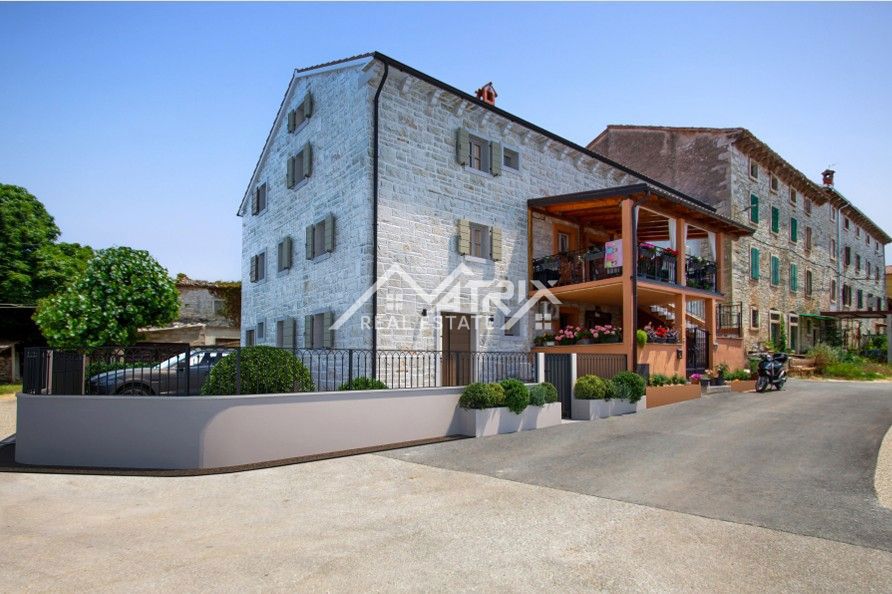 Buje okolica, kamnita hiša s projektom prenove