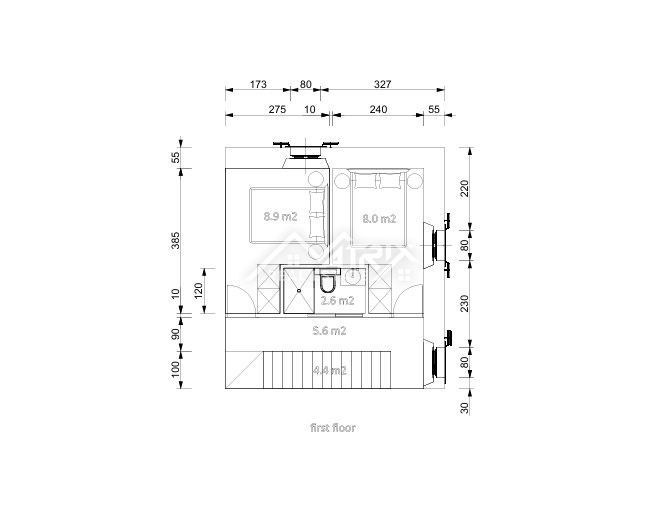 Buje okolica, kamnita hiša s projektom prenove