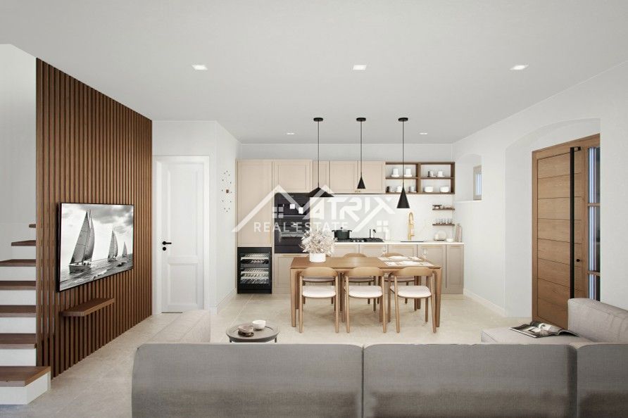 Buje okolica, kamnita hiša s projektom prenove