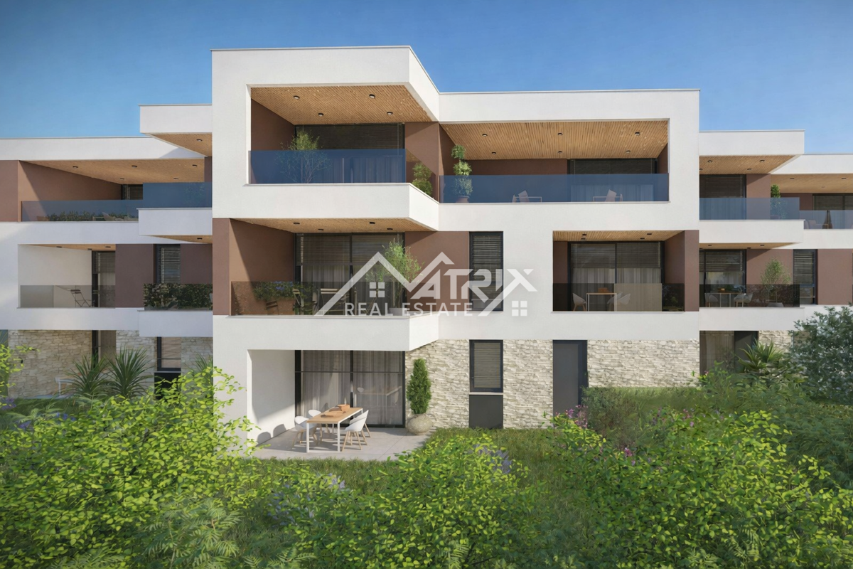 Pula, dvosobno stanovanje z ložo v novogradnji