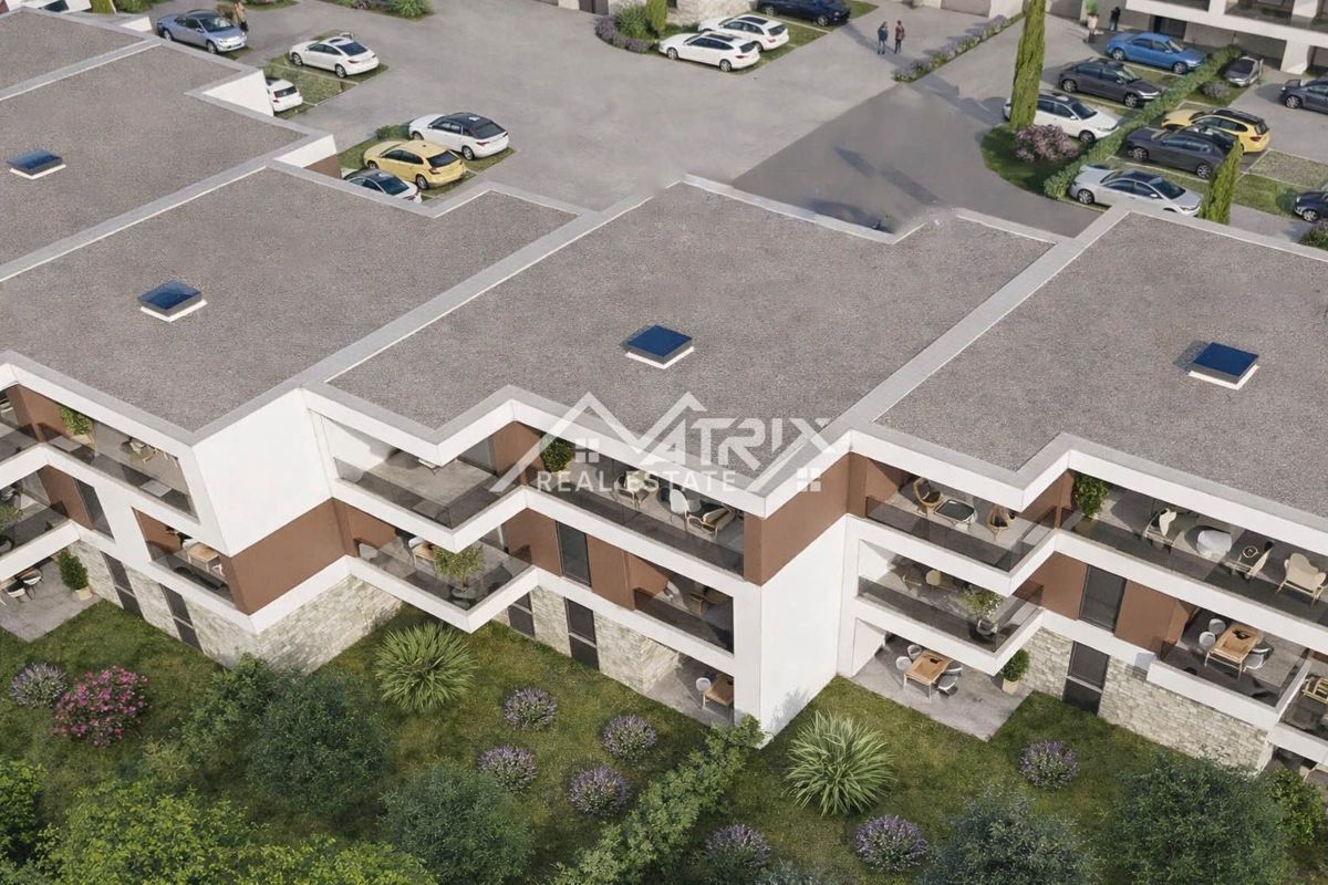 Pula, dvosobno stanovanje z ložo v novogradnji