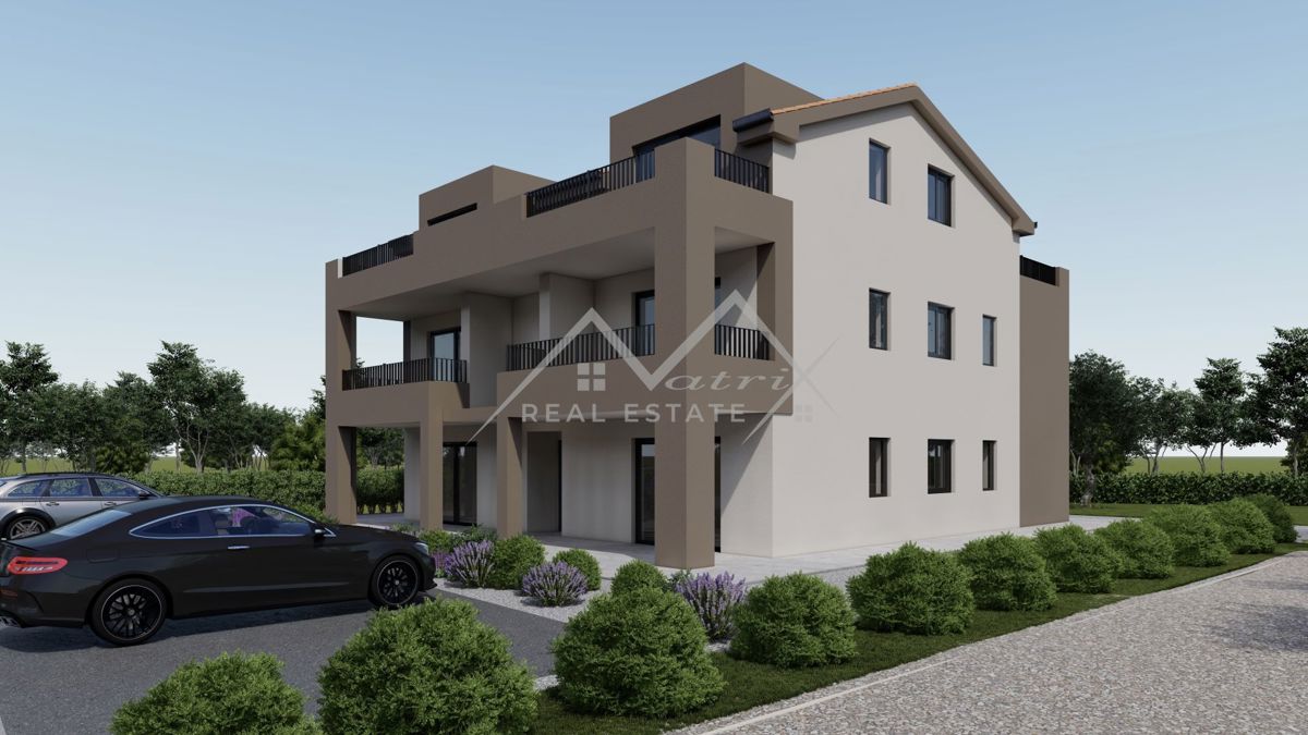Poreč okolica, Penthouse s teraso, blizu morja in vseh storitev