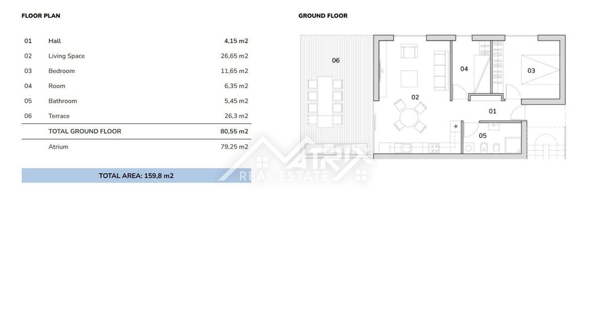 Stanovanje Novigrad, 60,13m2