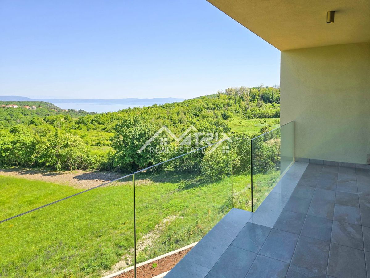 Labin, penthouse s pogledom na morje in staro mestno jedro