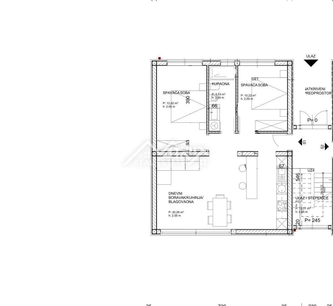 Novigrad, pritličje stanovanje z vrtom