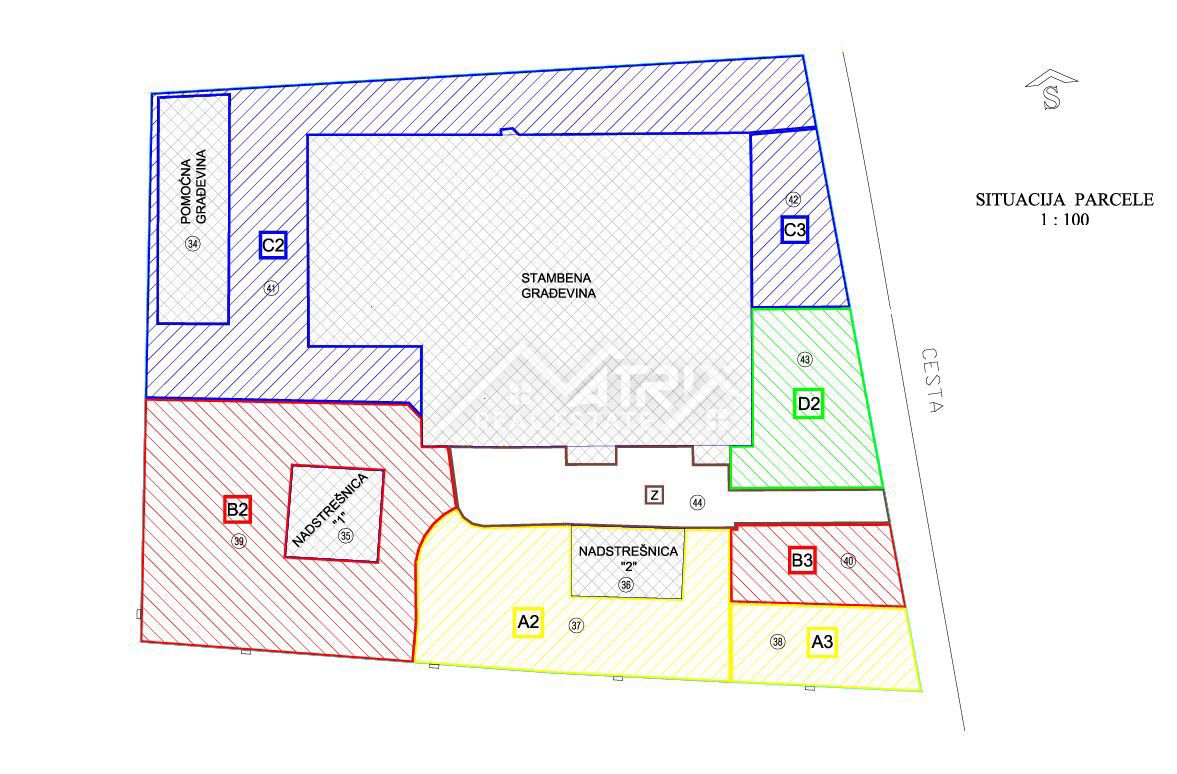 Poreč okolica, prostorno stanovanje v 1. nadstropju