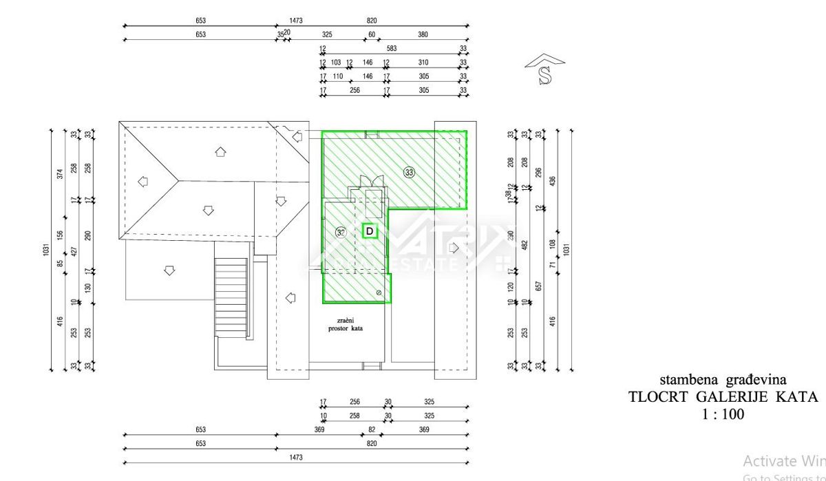 Poreč okolica, prostorno stanovanje v 1. nadstropju