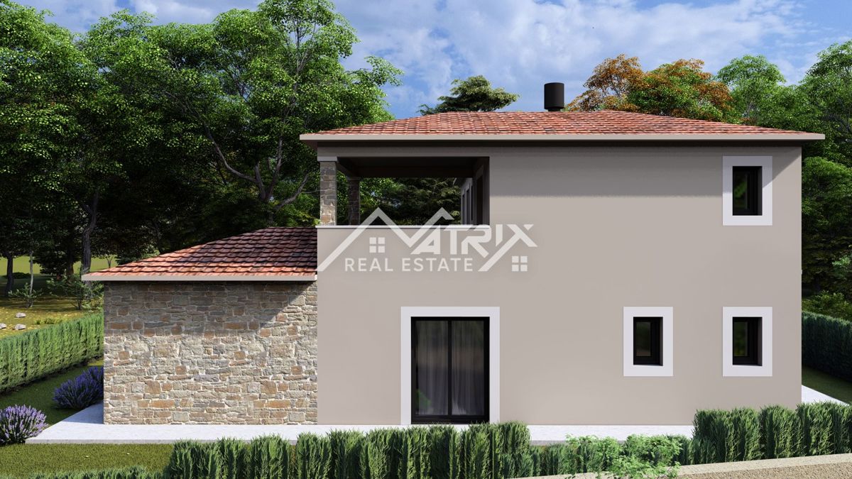 Okolica Poreča, gradbeno zemljišče za vilo z bazenom