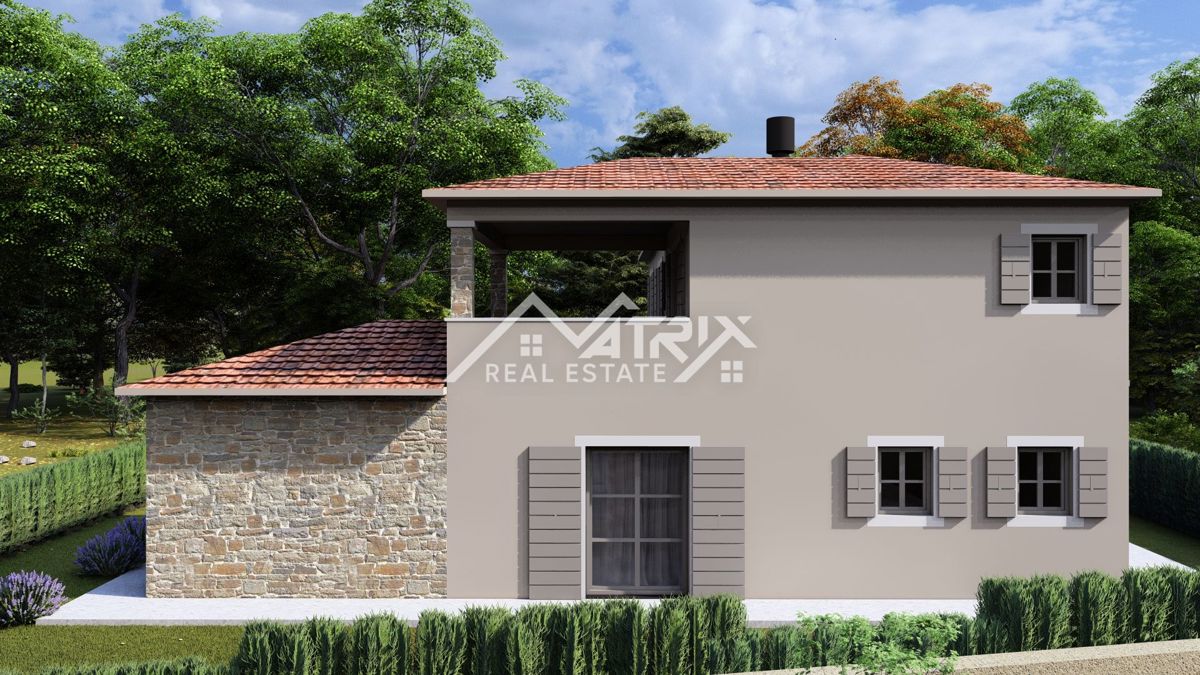 Okolica Poreča, gradbeno zemljišče za vilo z bazenom