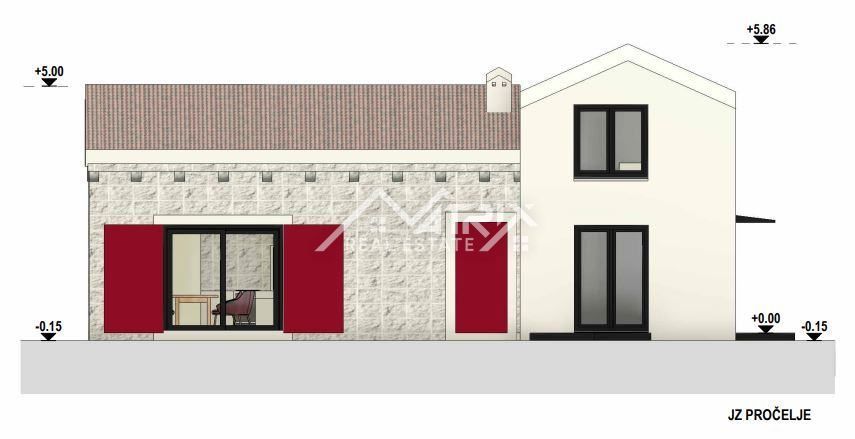 Svetvinčenat, Vila s bazenom v srcu Istre