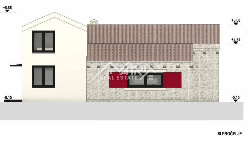 Svetvinčenat, Vila s bazenom v srcu Istre