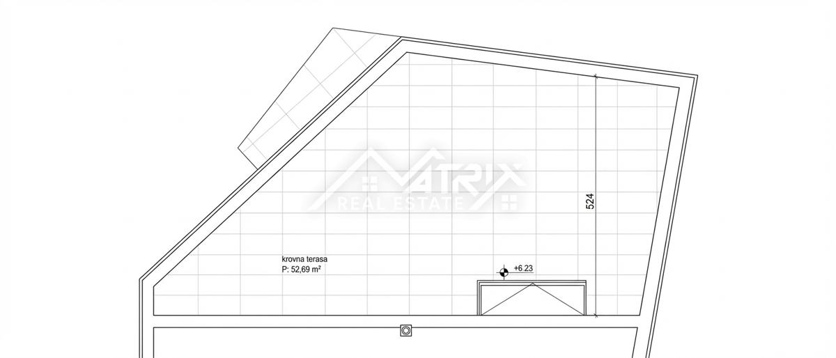 Poreč okolica, 2-sobno stanovanje z ložo in teraso