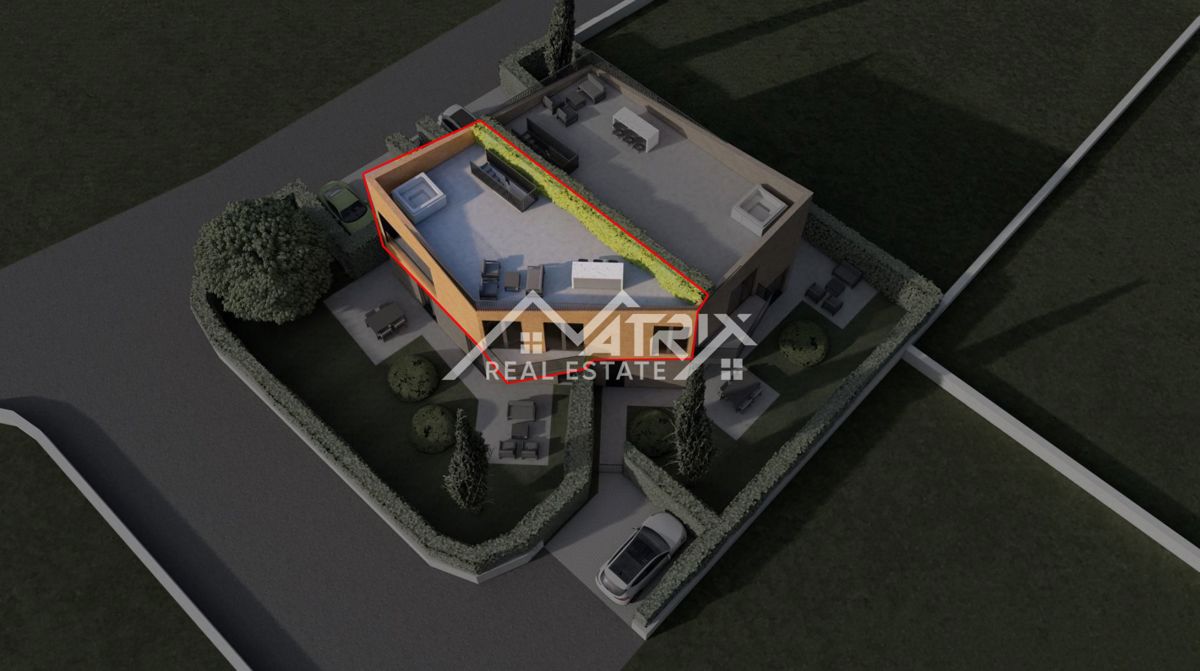 Poreč okolica, 2-sobno stanovanje z ložo in teraso