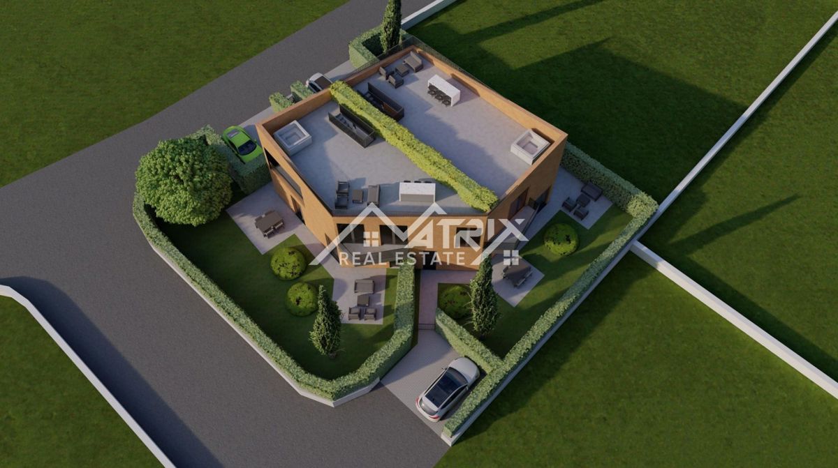 Poreč okolica, 2-sobno stanovanje z ložo in teraso