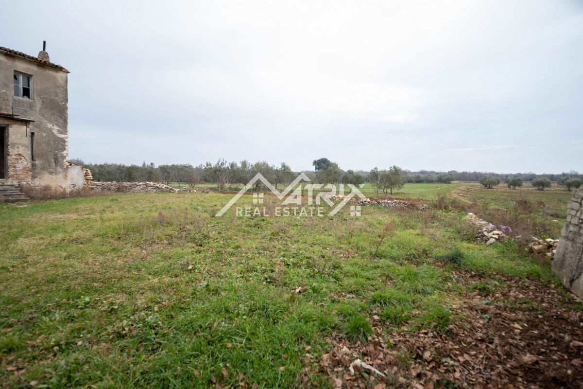 Pulj okolica, kamnita hiša za prenovo na mirni lokaciji