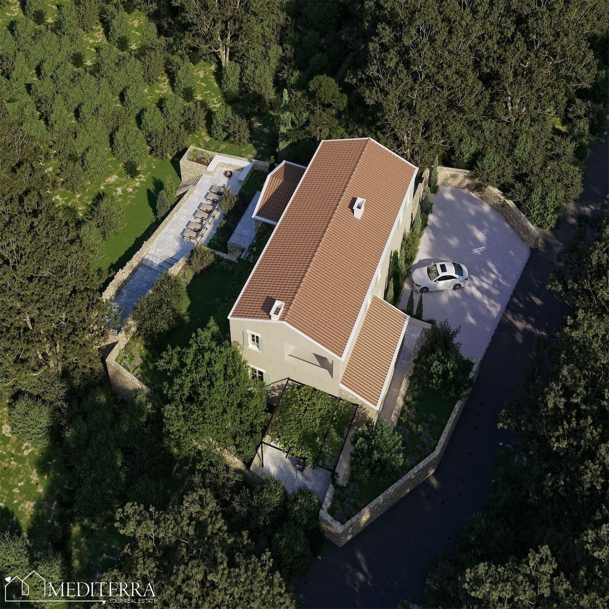 Vila s čudovitim pogledom na morje, Brtonigla, Istra