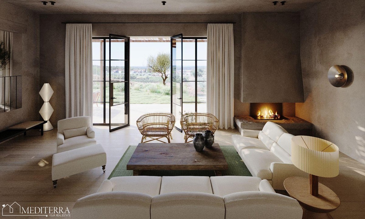 Vila s čudovitim pogledom na morje, Brtonigla, Istra