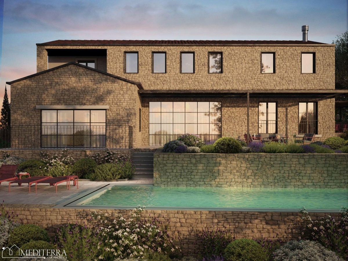 Vila s čudovitim pogledom na morje, Brtonigla, Istra