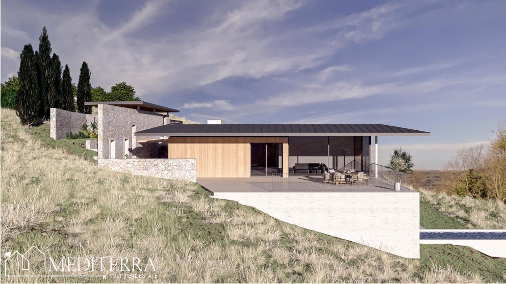 Gradbena parcela z lepim razgledom in projektom, Krasica, Buje