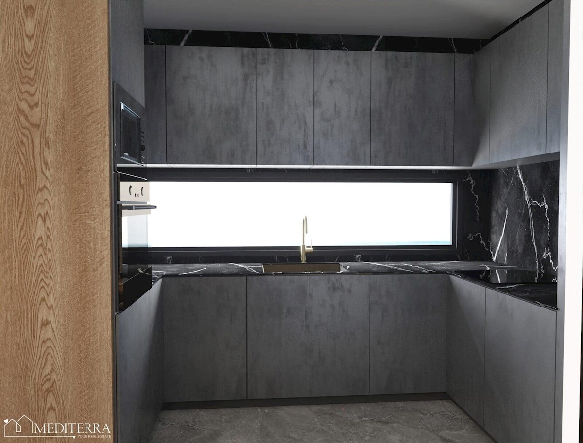 Moderna novogradnja, dvoetažni apartma D s pogledom na morje, blizu Poreča, Istra