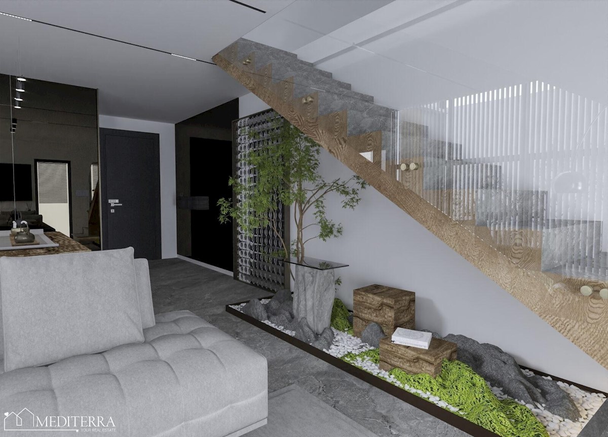 Moderna novogradnja, dvoetažni apartma D s pogledom na morje, blizu Poreča, Istra