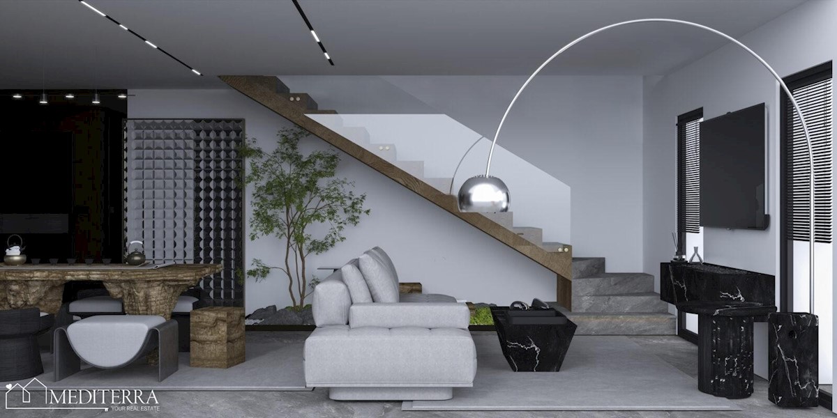 Moderna novogradnja, dvoetažni apartma D s pogledom na morje, blizu Poreča, Istra
