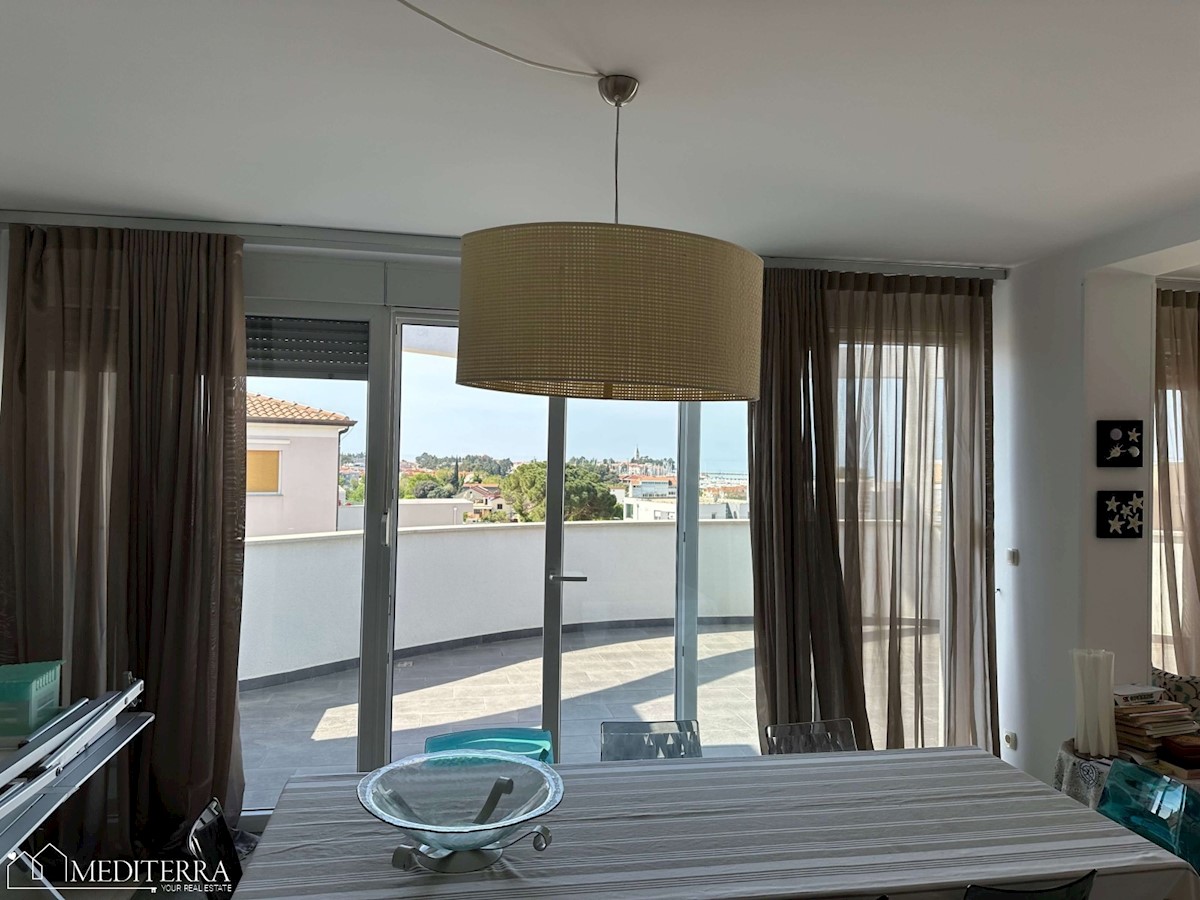 Prostoren apartma s pogledom na morje, Novigrad, Istra