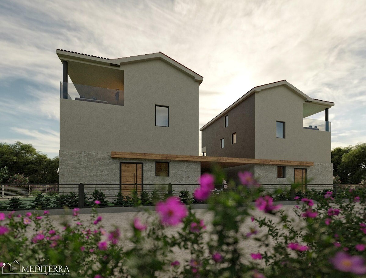 Nov projekt, vile z bazenom, s pogledom na morje, Novigrad, Istra