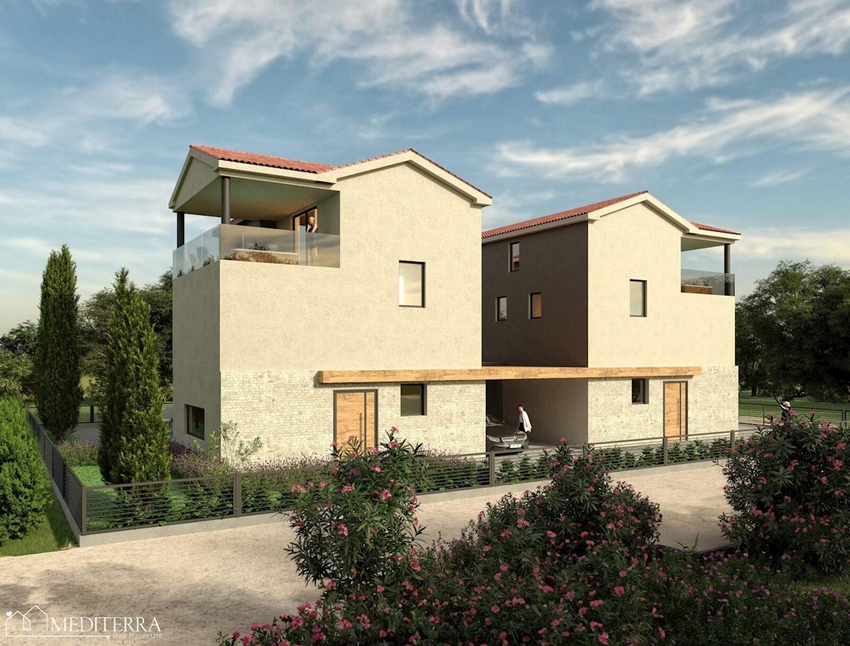 Nov projekt, vile z bazenom, s pogledom na morje, Novigrad, Istra
