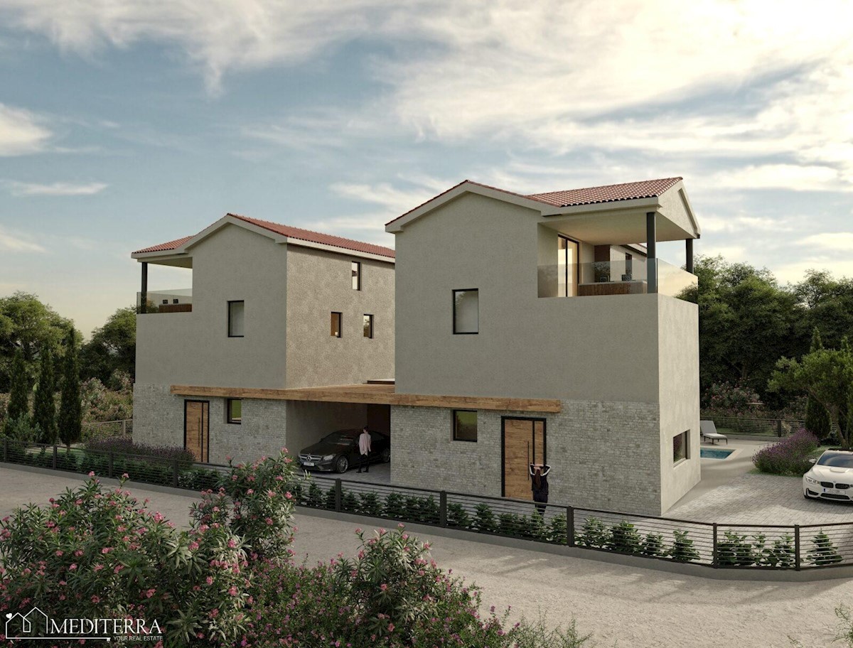 Nov projekt, vile z bazenom, s pogledom na morje, Novigrad, Istra