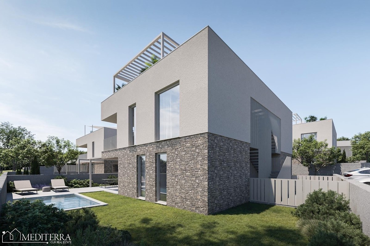 Apartma v prvem nadstropju s pogledom na morje v bližini Novigrada, Istra