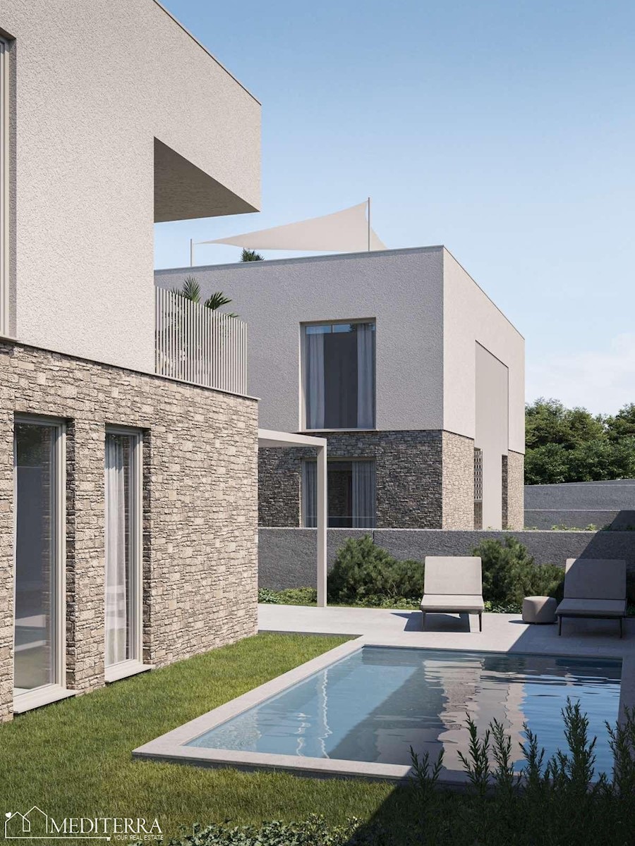 Apartma v prvem nadstropju s pogledom na morje v bližini Novigrada, Istra
