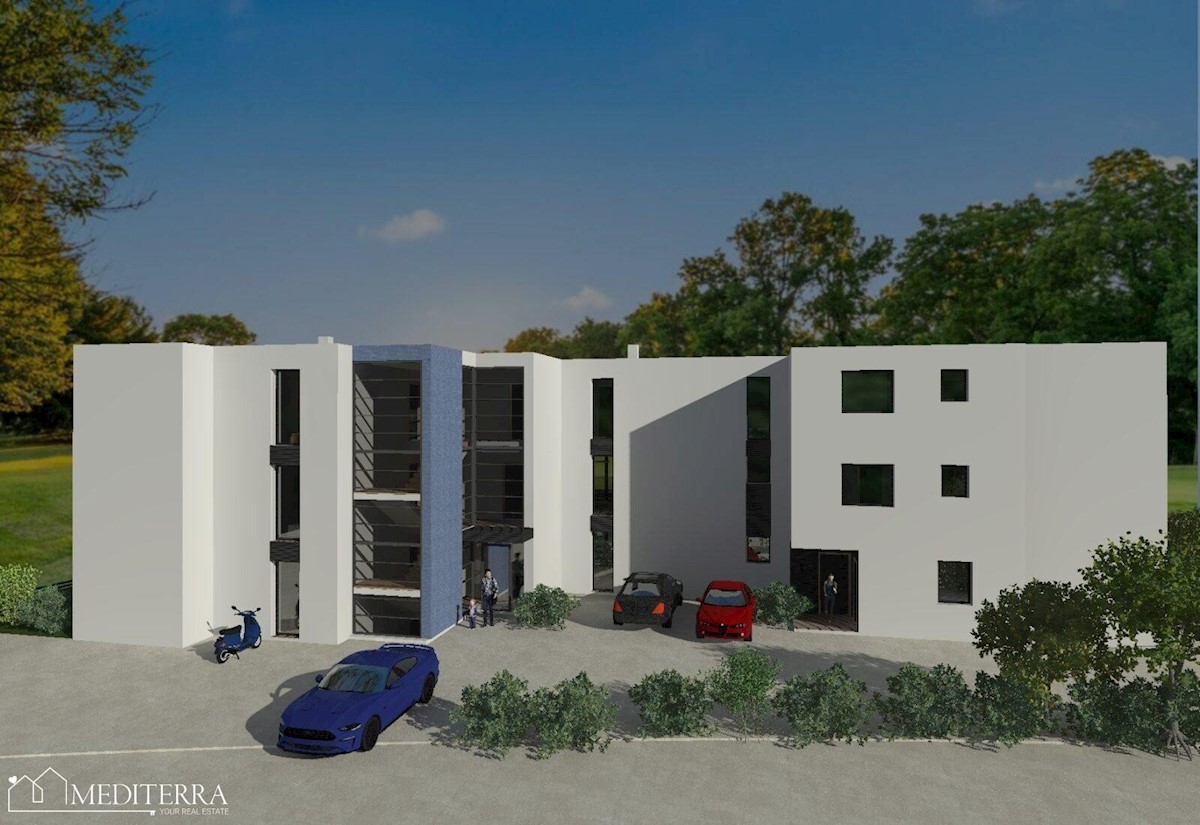 Apartma S2 v pritličju moderne novogradnje, Novigrad Istra