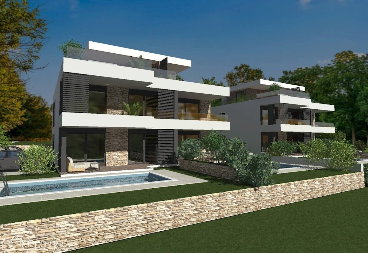 Apartma z bazenom na mirni lokaciji, blizu Novigrada, Istra